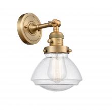  203SW-BB-G324-LED - Olean - 1 Light - 7 inch - Brushed Brass - Sconce