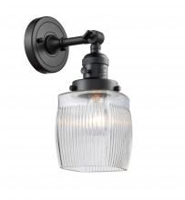  203SW-BK-G302-LED - Colton - 1 Light - 6 inch - Matte Black - Sconce