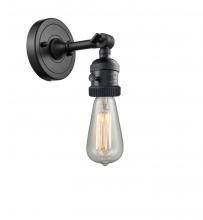 Innovations Lighting 203SW-BK-LED - Bare Bulb - 1 Light - 5 inch - Matte Black - Sconce