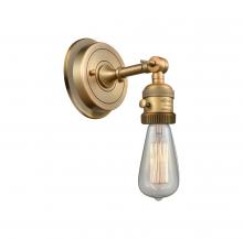  203SWBP-BB - Bare Bulb - 1 Light - 5 inch - Brushed Brass - Sconce