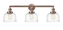 Innovations Lighting 205-AC-G713-LED - Bell - 3 Light - 32 inch - Antique Copper - Bath Vanity Light