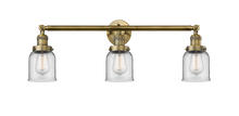  205-BB-G52 - Bell - 3 Light - 30 inch - Brushed Brass - Bath Vanity Light