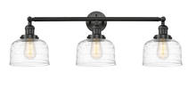 Innovations Lighting 205-BK-G713-LED - Bell - 3 Light - 32 inch - Matte Black - Bath Vanity Light