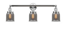  205-PC-G53 - Bell - 3 Light - 30 inch - Polished Chrome - Bath Vanity Light