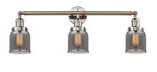  205-PN-G53 - Bell - 3 Light - 30 inch - Polished Nickel - Bath Vanity Light