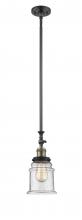  206-BAB-G184-LED - Canton - 1 Light - 6 inch - Black Antique Brass - Stem Hung - Mini Pendant