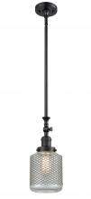  206-BK-G262-LED - Stanton - 1 Light - 6 inch - Matte Black - Stem Hung - Mini Pendant