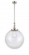  206-PN-G202-18 - Beacon - 1 Light - 12 inch - Polished Nickel - Stem Hung - Mini Pendant