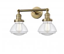  208-BB-G322-LED - Olean - 2 Light - 17 inch - Brushed Brass - Bath Vanity Light