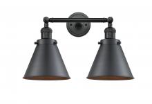  208-BK-M13-BK-LED - Appalachian - 2 Light - 18 inch - Matte Black - Bath Vanity Light