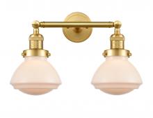  208-SG-G321 - Olean - 2 Light - 17 inch - Satin Gold - Bath Vanity Light