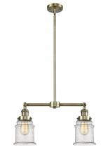  209-AB-G184-LED - Canton - 2 Light - 21 inch - Antique Brass - Stem Hung - Island Light