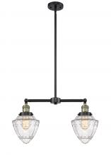  209-BAB-G664-7-LED - Bullet - 2 Light - 24 inch - Black Antique Brass - Stem Hung - Island Light