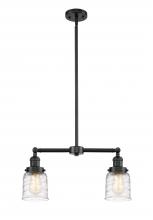 Innovations Lighting 209-OB-G513 - Bell - 2 Light - 21 inch - Oil Rubbed Bronze - Stem Hung - Island Light