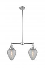  209-PC-G165 - Geneseo - 2 Light - 21 inch - Polished Chrome - Stem Hung - Island Light