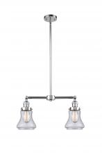  209-PC-G194-LED - Bellmont - 2 Light - 21 inch - Polished Chrome - Stem Hung - Island Light