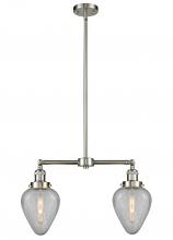  209-SN-G165-LED - Geneseo - 2 Light - 21 inch - Brushed Satin Nickel - Stem Hung - Island Light