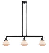  213-BK-G321-LED - Olean - 3 Light - 39 inch - Matte Black - Stem Hung - Island Light