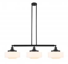  213-BK-G691-12-LED - Bridgeton - 3 Light - 44 inch - Matte Black - Stem Hung - Island Light