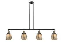  214-BAB-G146-LED - Chatham - 4 Light - 51 inch - Black Antique Brass - Stem Hung - Island Light