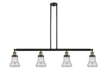  214-BAB-G194-LED - Bellmont - 4 Light - 51 inch - Black Antique Brass - Stem Hung - Island Light