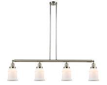 Innovations Lighting 214-PN-G181-LED - Canton - 4 Light - 51 inch - Polished Nickel - Stem Hung - Adjustable Island Light