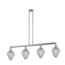  214-SN-G165-LED - Geneseo - 4 Light - 52 inch - Brushed Satin Nickel - Stem Hung - Island Light