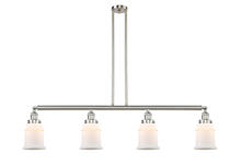 Innovations Lighting 214-SN-G181-LED - Canton - 4 Light - 51 inch - Brushed Satin Nickel - Stem Hung - Adjustable Island Light