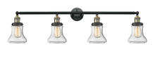  215-BAB-G194-LED - Bellmont - 4 Light - 42 inch - Black Antique Brass - Bath Vanity Light