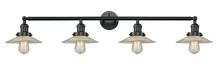  215-BK-G2 - Halophane - 4 Light - 45 inch - Matte Black - Bath Vanity Light