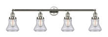  215-PN-G194 - Bellmont - 4 Light - 42 inch - Polished Nickel - Bath Vanity Light