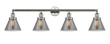  215-PN-G43 - Cone - 4 Light - 44 inch - Polished Nickel - Bath Vanity Light