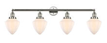  215-PN-G661-7-LED - Bullet - 4 Light - 46 inch - Polished Nickel - Bath Vanity Light