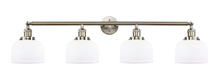  215-SN-G71 - Bell - 4 Light - 44 inch - Brushed Satin Nickel - Bath Vanity Light