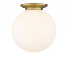  221-1F-BB-G201-18 - Beacon - 1 Light - 18 inch - Brushed Brass - Flush Mount