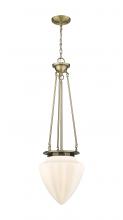  221-1P-AB-G661-12 - Beacon - 1 Light - 14 inch - Antique Brass - Chain Hung - Pendant