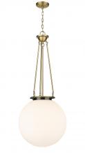  221-1P-BB-G201-18 - Beacon - 1 Light - 18 inch - Brushed Brass - Chain Hung - Pendant