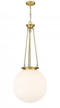  221-1P-SG-G201-18 - Beacon - 1 Light - 18 inch - Satin Gold - Chain Hung - Pendant