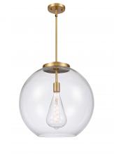  221-1S-BB-G122-18-LED - Athens - 1 Light - 18 inch - Brushed Brass - Cord hung - Pendant