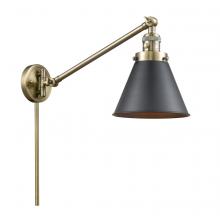  237-AB-M13-BK-LED - Appalachian - 1 Light - 8 inch - Antique Brass - Swing Arm