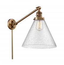  237-BB-G44-L-LED - Cone - 1 Light - 12 inch - Brushed Brass - Swing Arm