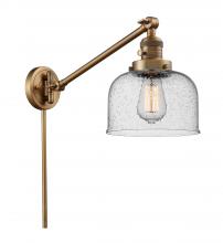  237-BB-G74 - Bell - 1 Light - 8 inch - Brushed Brass - Swing Arm