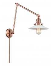  238-AC-G1 - Halophane - 1 Light - 9 inch - Antique Copper - Swing Arm