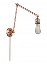  238-AC-LED - Bare Bulb - 1 Light - 5 inch - Antique Copper - Swing Arm