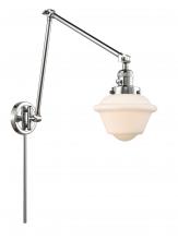  238-PC-G531 - Oxford - 1 Light - 8 inch - Polished Chrome - Swing Arm