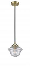  284-1S-BAB-G534-LED - Oxford - 1 Light - 8 inch - Black Antique Brass - Cord hung - Mini Pendant