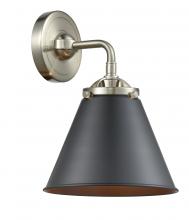  284-1W-SN-M13-BK - Appalachian - 1 Light - 8 inch - Brushed Satin Nickel - Sconce