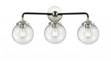  284-3W-BPN-G202-6-LED - Beacon - 3 Light - 24 inch - Black Polished Nickel - Bath Vanity Light