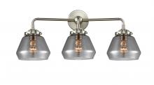 Innovations Lighting 284-3W-SN-G173-LED - Fulton - 3 Light - 25 inch - Brushed Satin Nickel - Bath Vanity Light