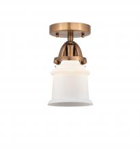  288-1C-AC-G181S - Canton - 1 Light - 5 inch - Antique Copper - Semi-Flush Mount